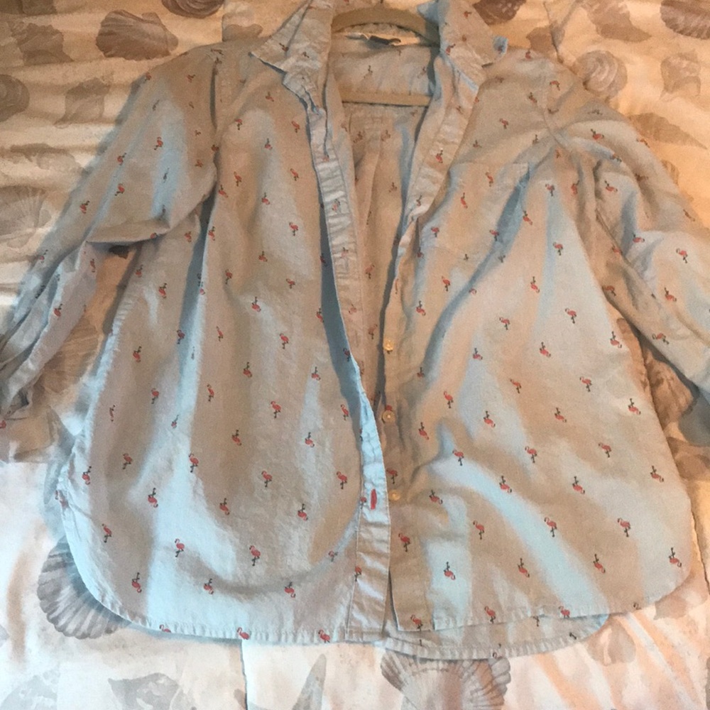 Flamingo long sleeve shirt